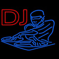 Dj Disc Jockey Disco Music 2 Enseigne Néon