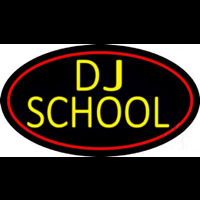 Dj School Enseigne Néon