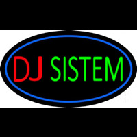 Dj System Block 2 Enseigne Néon