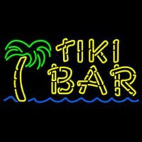 Dolphin Tiki Bar Enseigne Néon