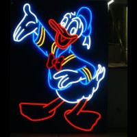 Donald Duck Enseigne Néon