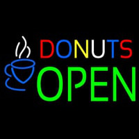 Donuts Open Enseigne Néon