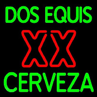 Dos Equis X  Cerveza Beer Sign Enseigne Néon