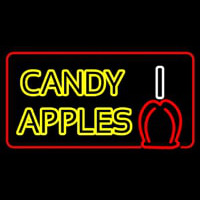 Double Stroke Candy Apples Enseigne Néon