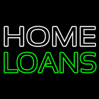 Double Stroke Home Loans Enseigne Néon