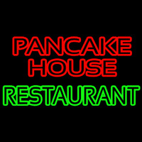 Double Stroke Pancake House Restaurant Enseigne Néon
