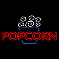 Double Stroke Popcorn Enseigne Néon