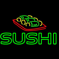 Double Stroke Sushi Enseigne Néon