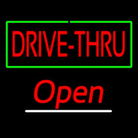 Drive Thru Open Enseigne Néon