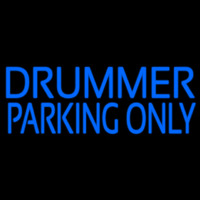 Drummer Parking Only 2 Enseigne Néon