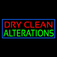 Dry Clean Alterations Enseigne Néon