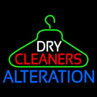 Dry Cleaners Hanger Logo Alteration Enseigne Néon