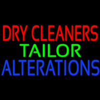 Dry Cleaners Tailor Alterations Enseigne Néon