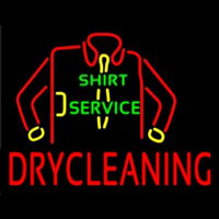 Dry Cleaning Enseigne Néon