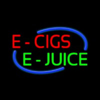 E Cigs E Juice Enseigne Néon