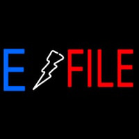 E File Enseigne Néon