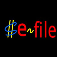 E File Enseigne Néon
