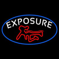 E posure Full Girl Logo Enseigne Néon