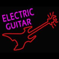 Electric Guitar Enseigne Néon