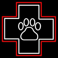 Emergency Icon Veterinary Enseigne Néon