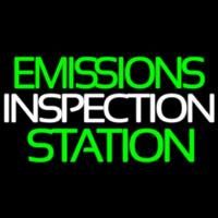 Emissions Inspection Station Enseigne Néon