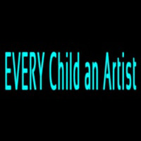 Every Child An Artist Enseigne Néon