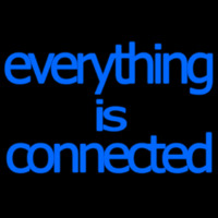 Everything Is Connected Enseigne Néon