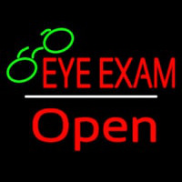 Eye E ams Open White Line Enseigne Néon