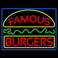 Famous Burgers Enseigne Néon