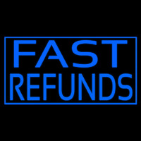 Fast Refunds Enseigne Néon