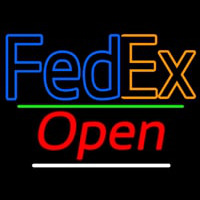 Fede  Logo With Open 3 Enseigne Néon