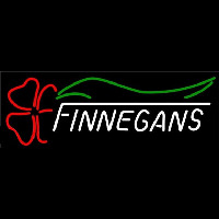 Finnegans With Clover Whiskey Beer Sign Enseigne Néon