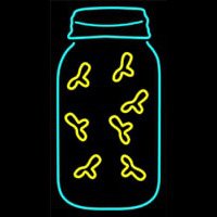 Fireflies In A Jar Enseigne Néon