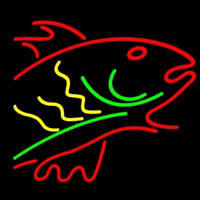Fish Logo Enseigne Néon