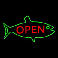 Fish Logo Open 2 Enseigne Néon