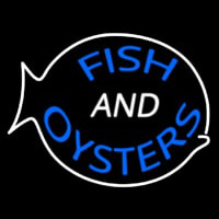 Fish Oysters Enseigne Néon
