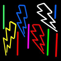Flash Logo Enseigne Néon