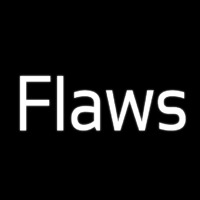 Flaws Enseigne Néon