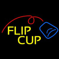 Flip Cup Logo Enseigne Néon