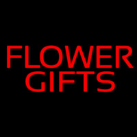 Flower Gifts In Block Enseigne Néon