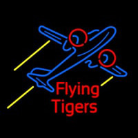Flying Tigers Airplane Enseigne Néon