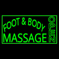 Foot And Body Massage Open Enseigne Néon