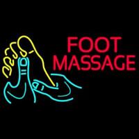 Foot Massage Enseigne Néon