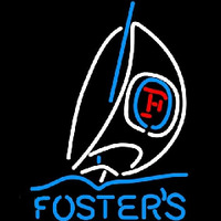 Fosters Sailboat Beer Sign Enseigne Néon