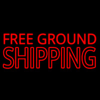 Free Ground Shipping Block Enseigne Néon