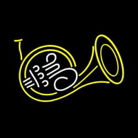 French Horn Enseigne Néon