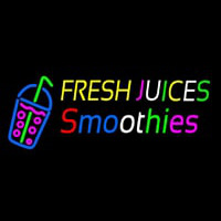 Fresh Juices Smoothies Enseigne Néon