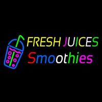 Fresh Juices Smoothies Enseigne Néon