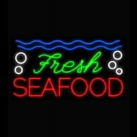 Fresh Seafood Enseigne Néon