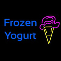 Frozen Yogurt With Logo Enseigne Néon